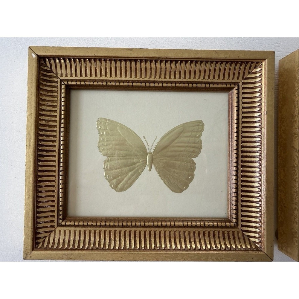 2005 "Bugs of Gold" Embossed Insect Prints – Kevin Lahvic – Gold Frames - Pier 1 - Picture 3 of 12